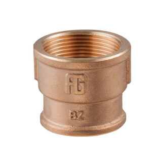 Guidi Female to Female Reducing Coupler Bronze Pipe Fitting in Various Sizes
