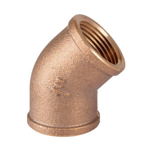 Guidi Female-Female 45 Degree Bronze Elbow Fitting 0120B-01